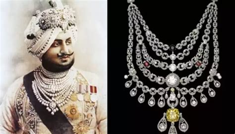 maharaja bhupinder singhs lost patiala necklace worth  usd featured