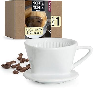 Moritz Moritz Permanent Kaffeefilter Porzellan Größe 1 Kaffeefilter