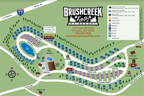 Resort Map — Brushcreek Falls Resort