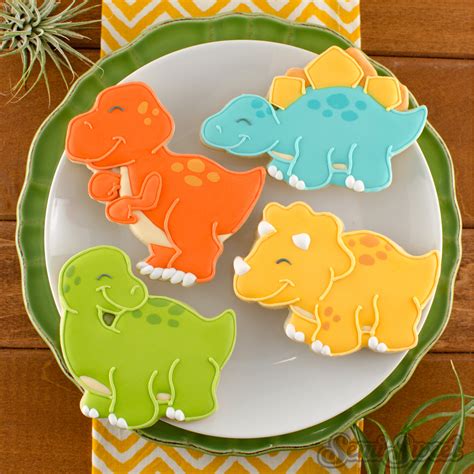 How To Make T Rex Dinosaur Cookies