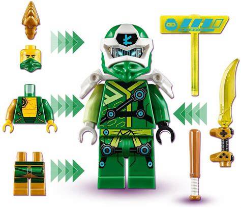 Lego Ninjago Avatar Ninja Lloyd Arcade Kapsel Gr N Spielautomat