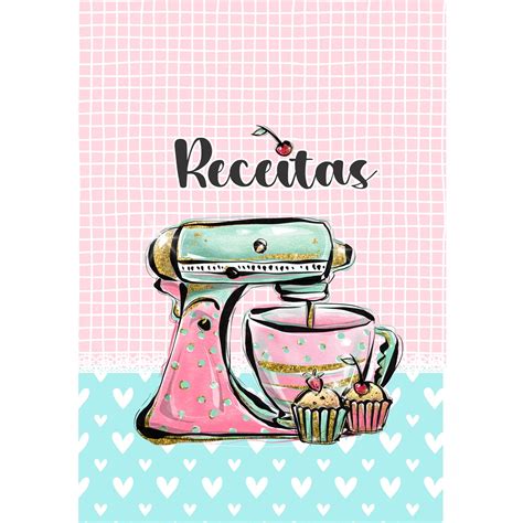 Caderno De Receitas Personalizado C Nome Na Capa Shopee Brasil