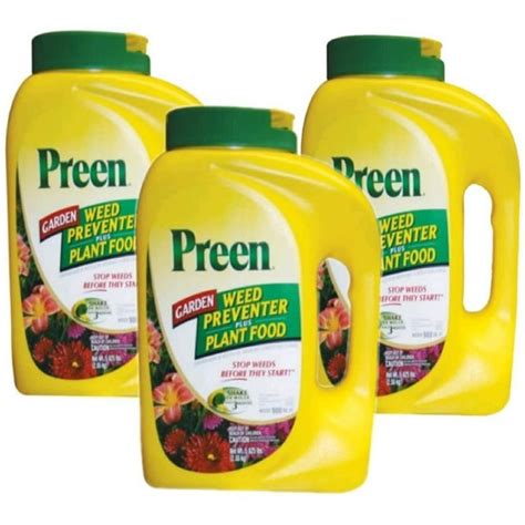 Preen 21 63902 Garden Weed Preventer Plus Plant Food 5625 Lb Covers 900 Sqft