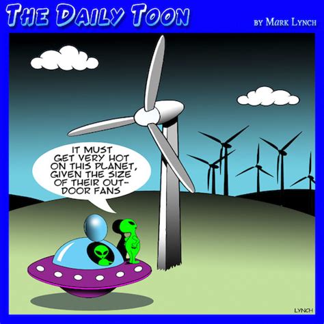 Cartoon Wind Turbine