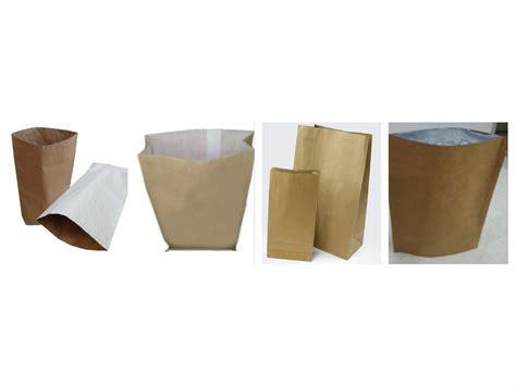 Sack Kraft Paper Sandwcih Bag Laminated Pe Coated Paper Bag Aluminium