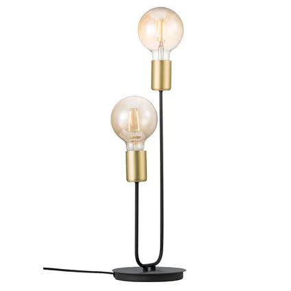 Lampe Poser Nordlux Josefine Noir Laiton Xe