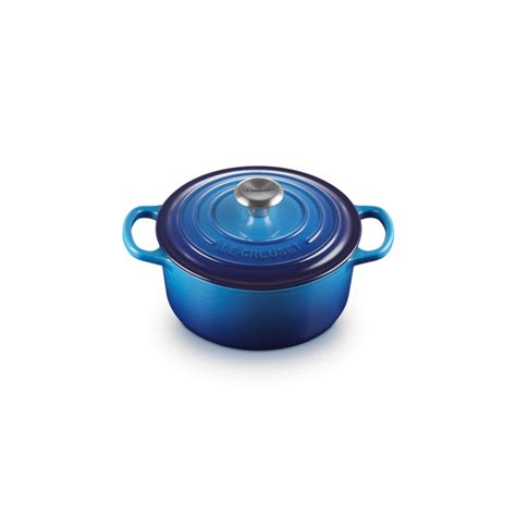 Cocotte Redonda Cm Azure Azul Le Creuset