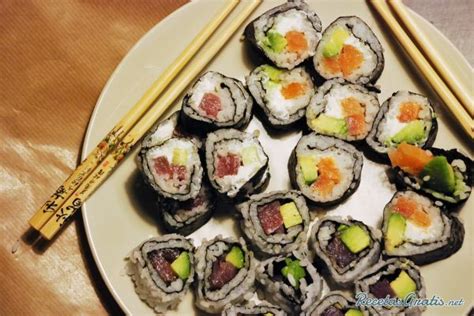 Sushi California Roll F Cil Receta Hacer Sushi Sushi Recetas Sushi