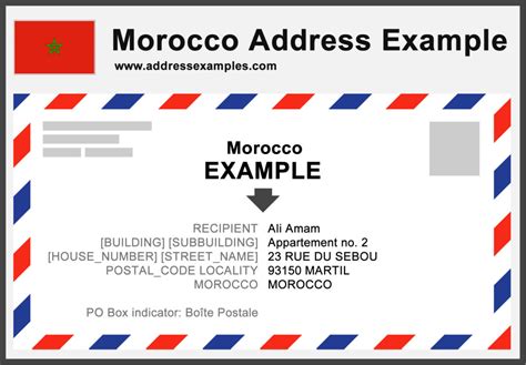 Morocco Address Example