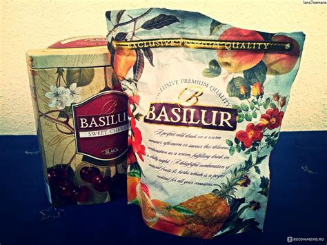 Чай Basilur Sweet cherry Magic Fruits - «Волшебный аромат» | отзывы