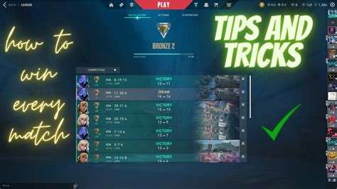 Tip For Win Streak In Compe For Every Rank Tipsandtricks Valorant