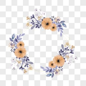 Floral Wreath Drawing PNG Images With Transparent Background Free