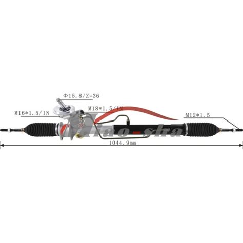 Hydraulic Power Steering Rack Gear For Chevrolet Aveo 2010 2017