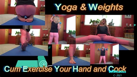 Hot Wife Jolee S Fetish Clips Yoga Weights While You Exercise Your Cock