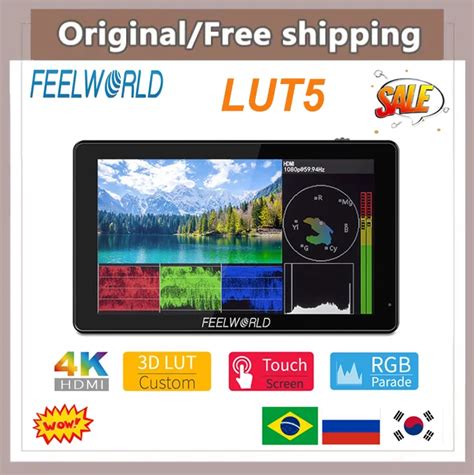 Feelworld Lut Inch Ultra High Bright Nit K Hdmi Input Output