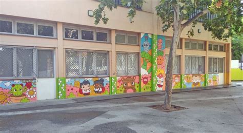 Mural Escuela Seat Kawaii Doodles By Garbi Kw Garbi Kw