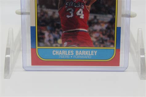 Lot Fleer Basketball Charles Barkley Rookie Card