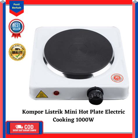 Kompor Listrik Mini Hot Plate Electric Cooking W White Lazada Indonesia
