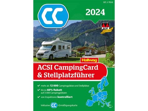 Acsi Campingcard Stellplatzf Hrer