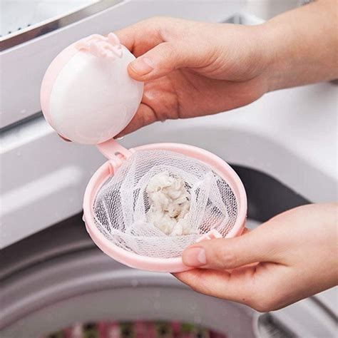 Jaminy Home Floating Lint Hair Catcher Mesh Pouch Washing Machine