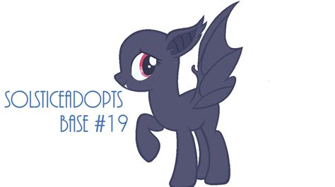 mlp base #19 - cute bat pony by SolsticeAdopts on DeviantArt