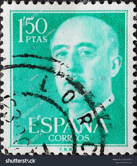 Spanien Circa Postage Stamp Spanien Stock Photo