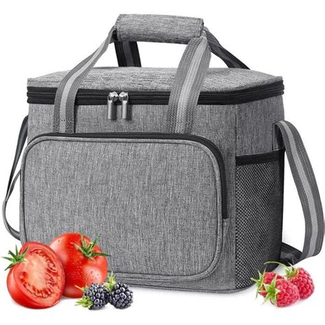 Sac Isotherme 15L Glacière Souple Isotherme Sac Picnic Pliable