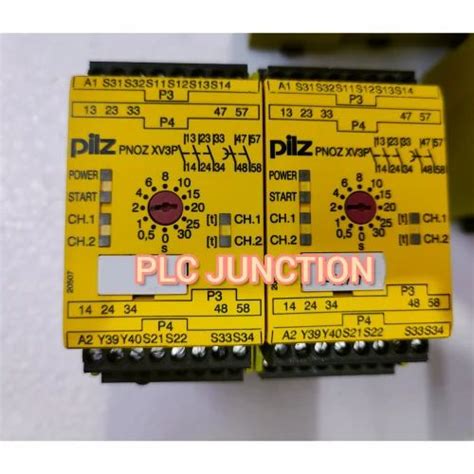 Pilz Relays PNOZ XV3 30 24VDC 3N O 2N O T At Rs 1000 Safety Relays In