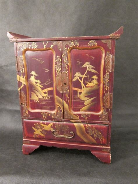 Jewellery Cabinet 1 Lacquered Wood Japan Meiji Catawiki