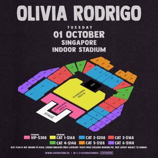 Wts Olivia Rodrigo Guts Tour Singapore Ticket Cat X Tickets