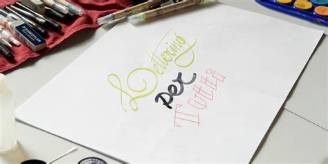 Corso Calligrafia E Lettering A Milano Ehi Che Corsi Esperienze