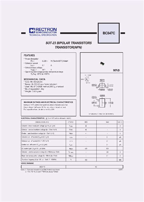 BC847C_4700681.PDF Datasheet Download --- IC-ON-LINE