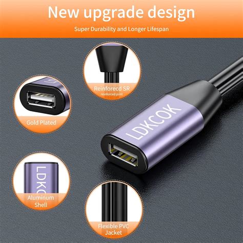 LDKCOK USB 2 0 Type A Male To A Female Active Repeater Extension Cable