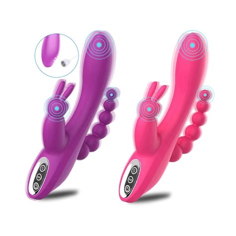 Sientice 3 In 1 G Spot Rabbit Anal Dildo Vibrator Adult Sex Toys With 7