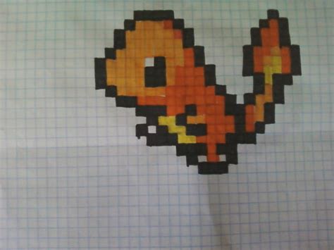 8 Bit Charmander By Metro17 On Deviantart