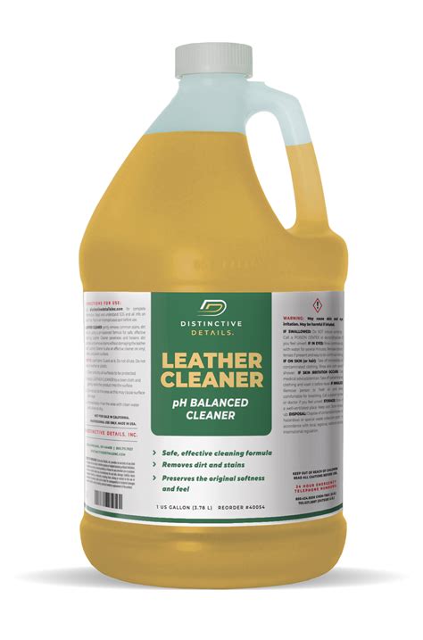 LEATHER CLEANER - Distinctive Details