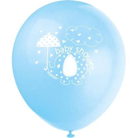 Lysebl Elefant Balloner Baby Shower Cm Styk Flotte Latex