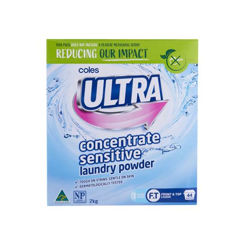 Buy Coles Ultra Laundry Powder Concentrate Sensitive Kg Coles