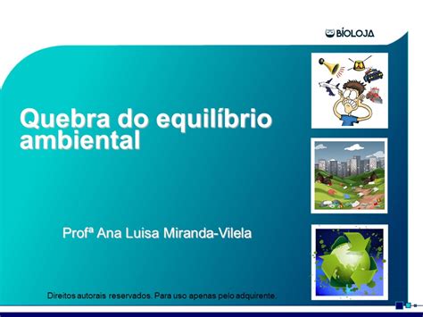 Apostila Quebra Do Equilíbrio Ambiental Bioloja