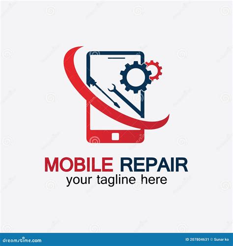 Mobile Phone Repair Logo Phone Service Logo Rhone Repair Simple