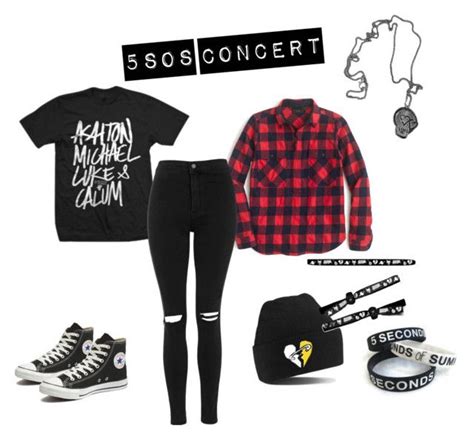 Outfit For A 5SOS Concert By Sonyasousa Liked On Polyvore Featuring