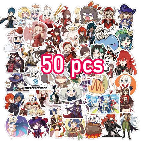 Buy Genshin Impact Stickers Pack Genshin Impact Merch Stickers For Kids