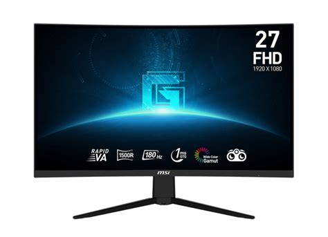Представлен изогнутый игровой монитор MSI G27C3F с 180-Гц дисплеем
