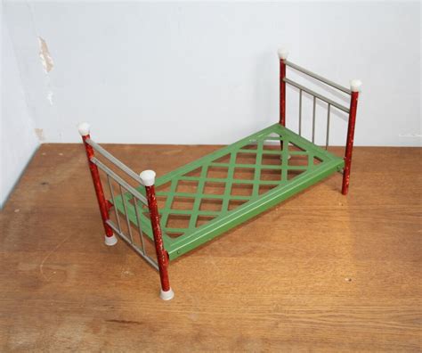 Vintage Metal Doll Bed Retro Large Toy Bed For Kids Room Etsy