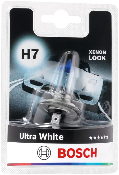 Bosch H7 Ultra White Lampe 12 V 55 W PX26d 1 Stück Amazon de