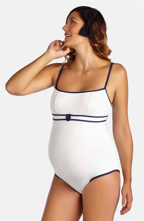 Pez Dor Rimini Pique Maternity One Piece Best Maternity One Piece