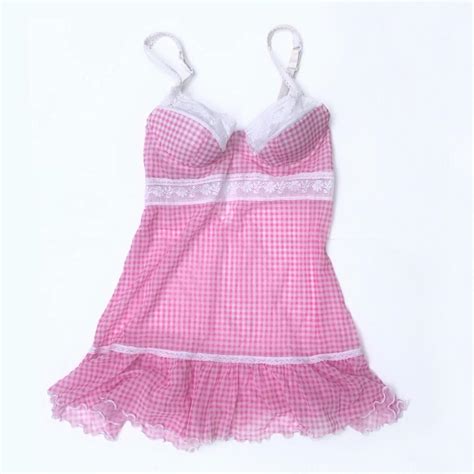Coquette Gingham Lingerie Top Farmers Daughter Depop