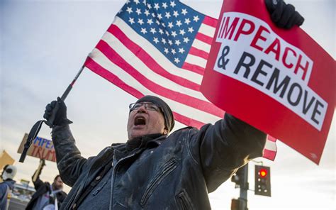 Donald Trump W Tend Ber Abstimmung Zu Impeachment