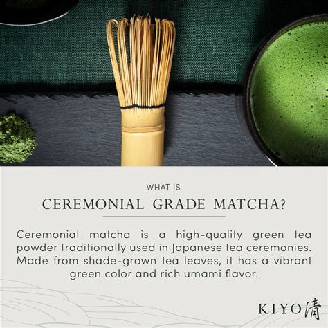 Kiyo Matcha Uji Matcha Ceremonial De Grado Cl Sico Polvo De T Verde