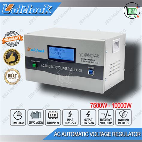 Voltlook Avr Automatic Voltage Regulator With Time Delay Digital